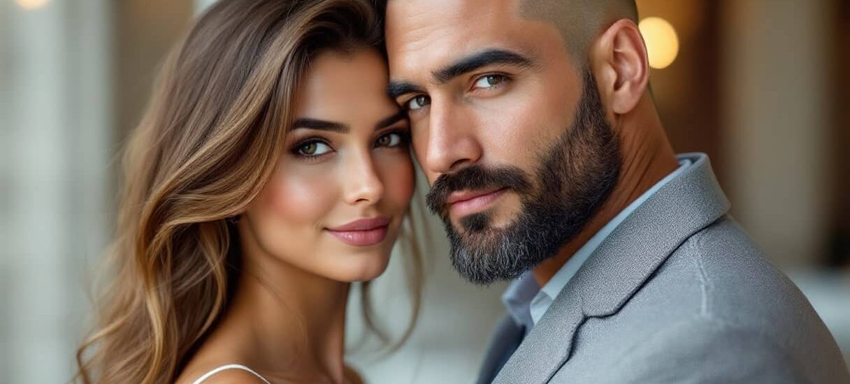 man-woman-couple-portrait